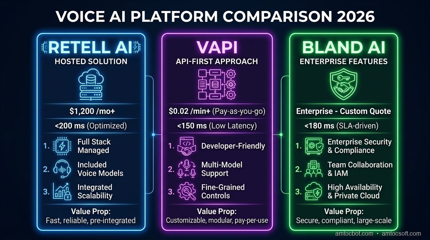 Comparison Visual: Platform trade-offs mapped on flexibility vs simplicity axes