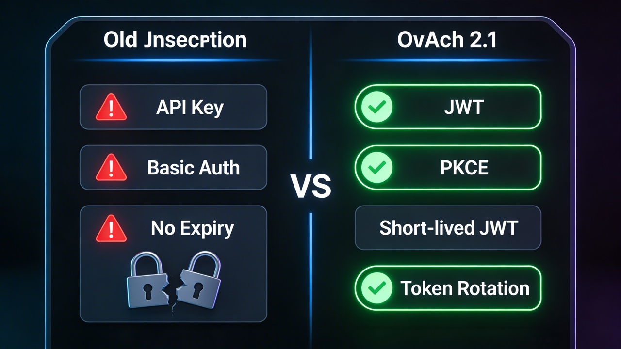 Authentication Patterns Comparison — Visual
