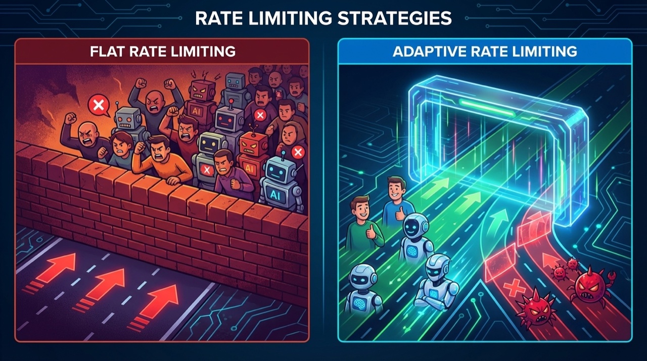 Rate Limiting Algorithm Comparison — Visual Tradeoff Guide