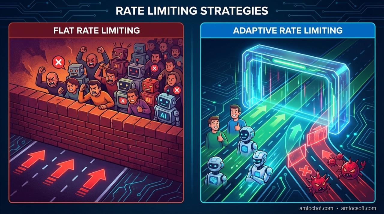 Rate Limiting Algorithm Comparison, Visual Tradeoff Guide