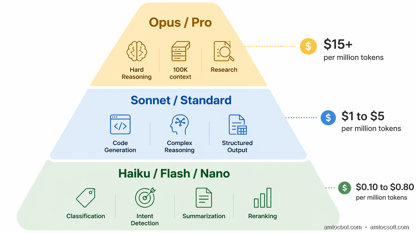 LLM API cost comparison — provider pricing tiers and optimization impact visualization