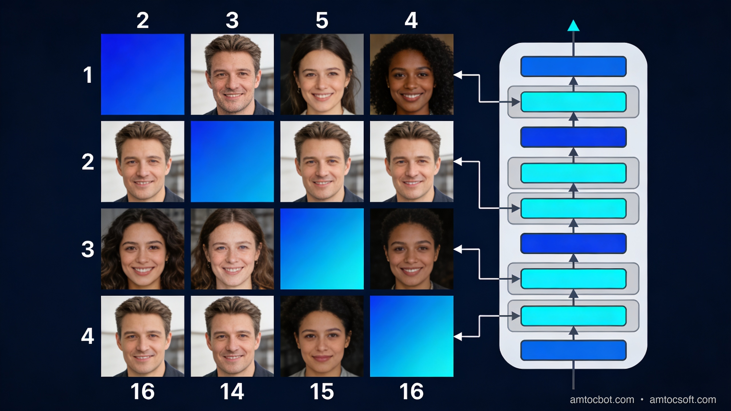 Vision encoder diagram — how image patches become tokens that a language model can reason over
